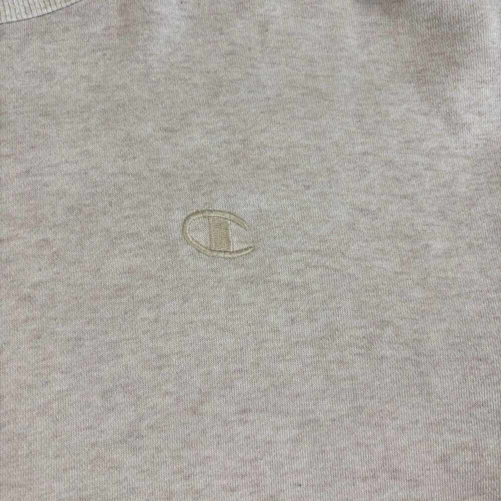 Vintage Champion Gray Grey Crewneck Sweatshirt Cotton Blend Unisex Adult Large - Picture 4 of 16
